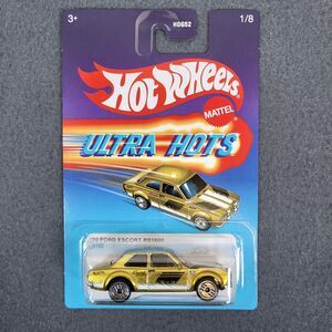 2025 Hot Wheels Ultra Hots '70 Ford Escort RS1600 Yellow Diecast Car 1/8 NEW